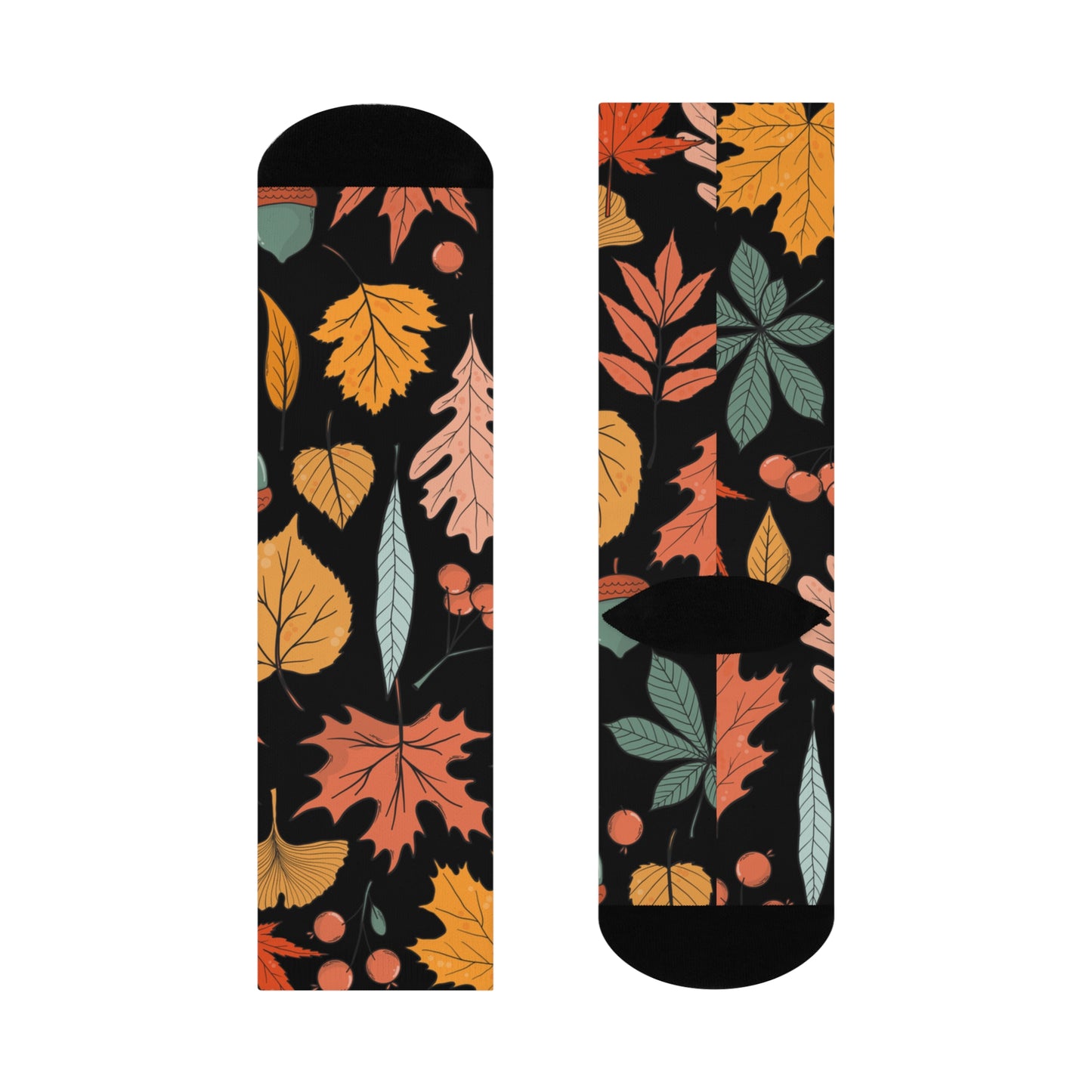 Fall Leaves Crew Socks