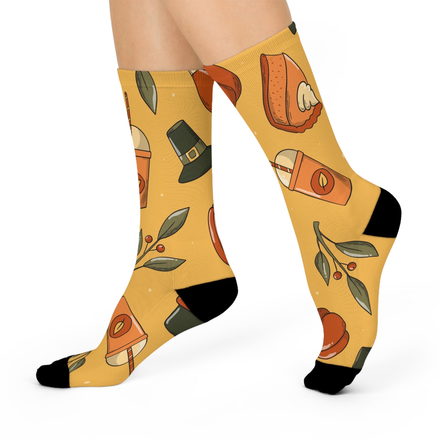 Thanksgiving Crew Socks