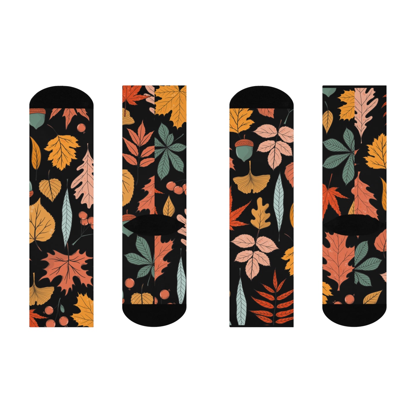 Fall Leaves Crew Socks