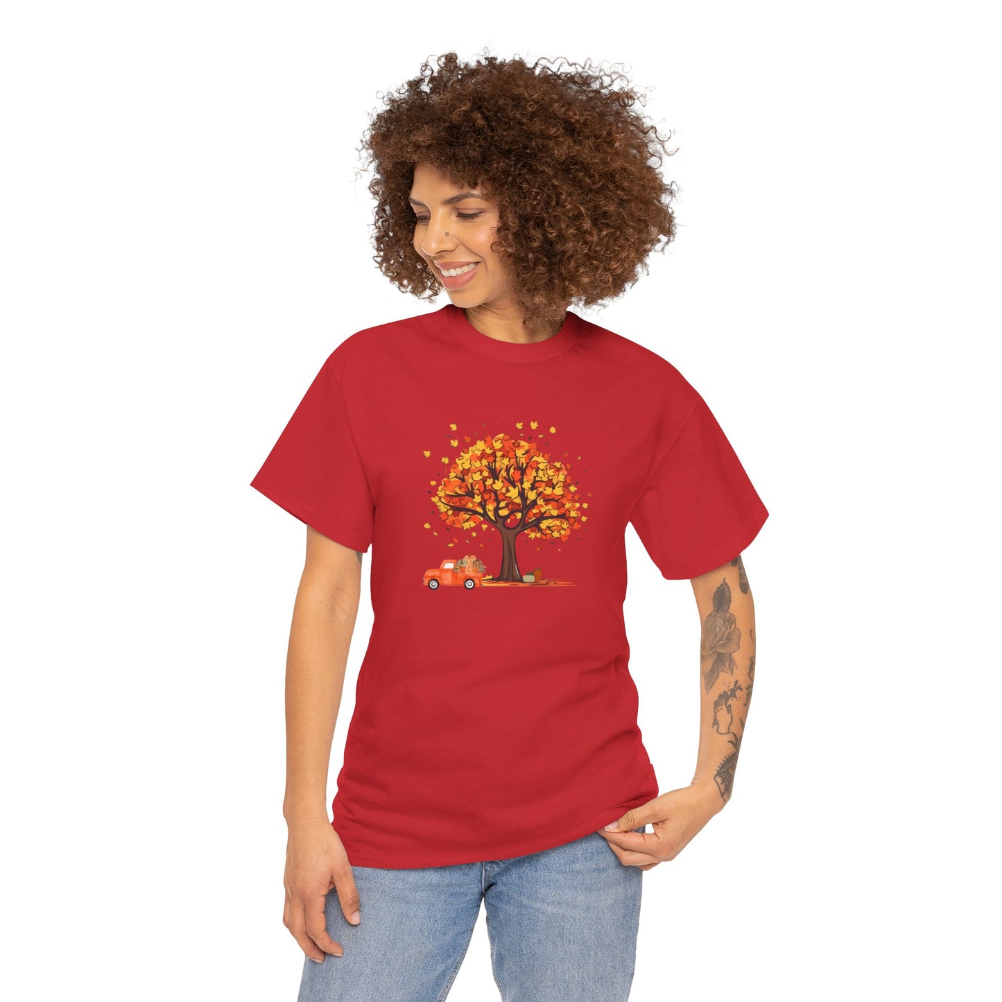 Fall in LOVE Cotton Unisex Tshirt