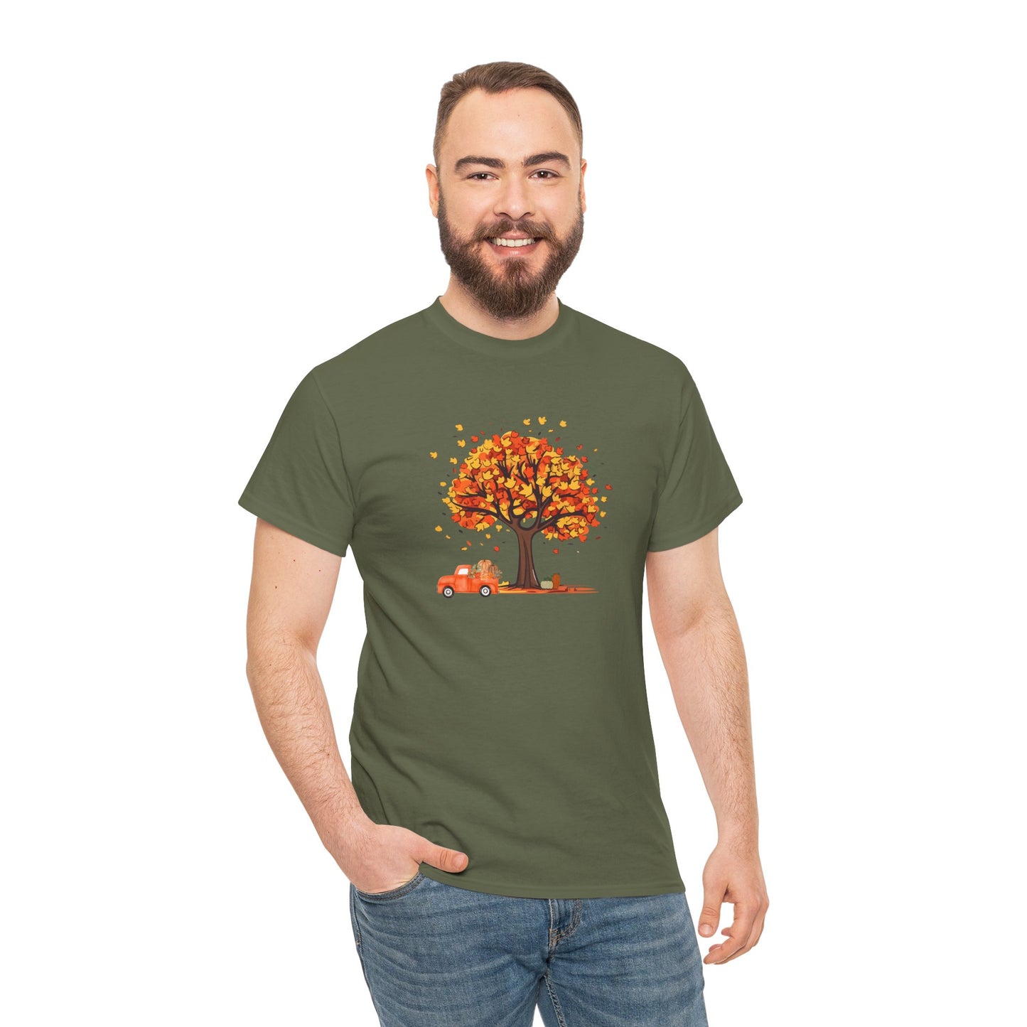 Fall in LOVE Cotton Unisex Tshirt