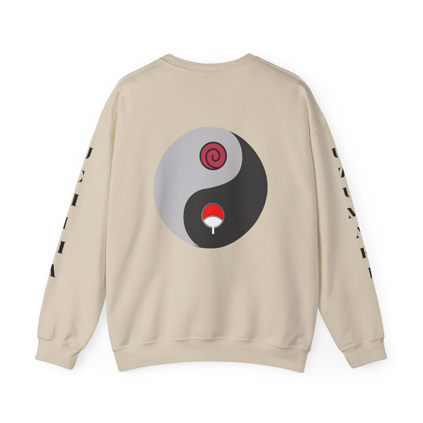 Naruto Anime Uzumaki/Uchiha Ying-Yang Crewneck Sweatshirt