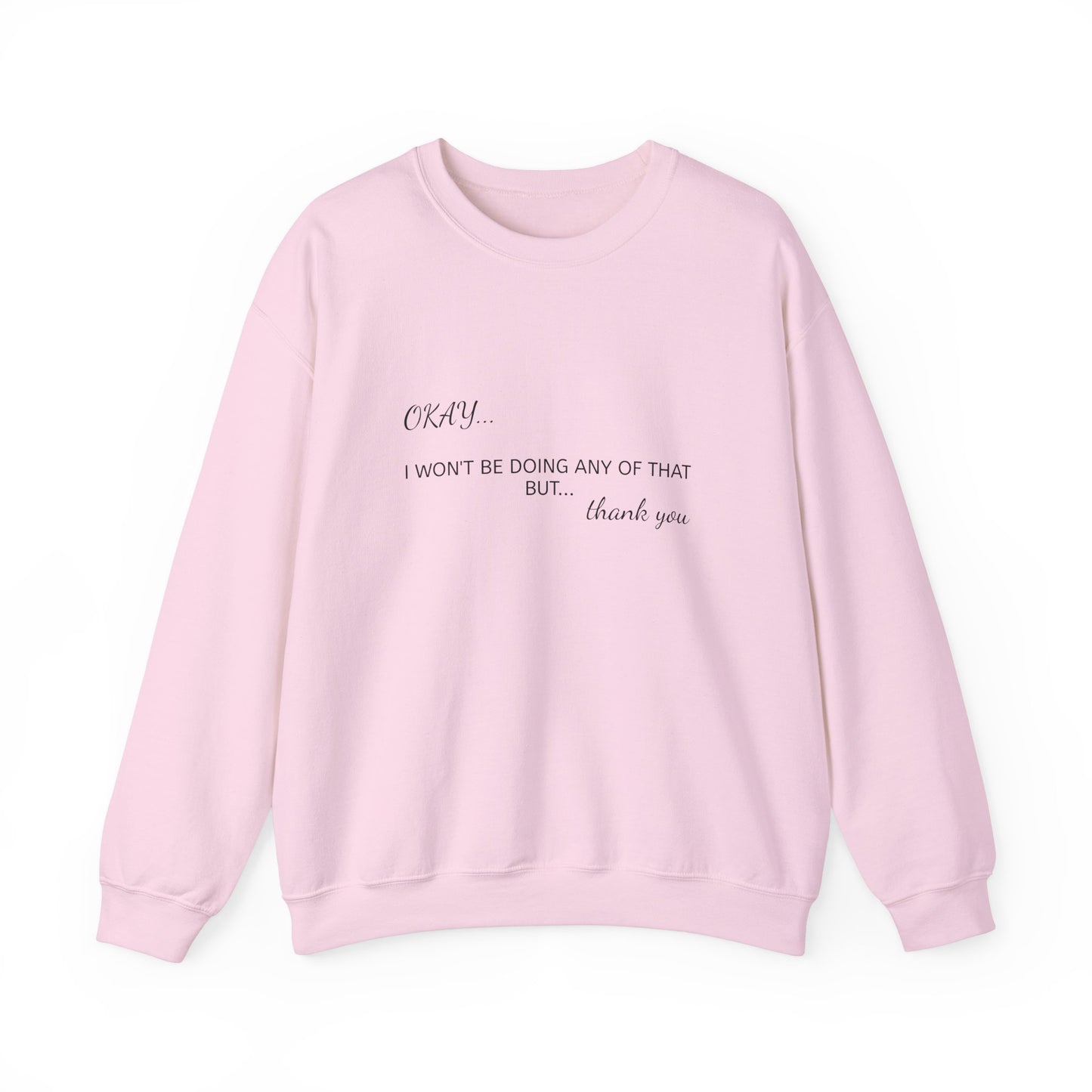 OKAY Sweatshirt - Unisex Crewneck