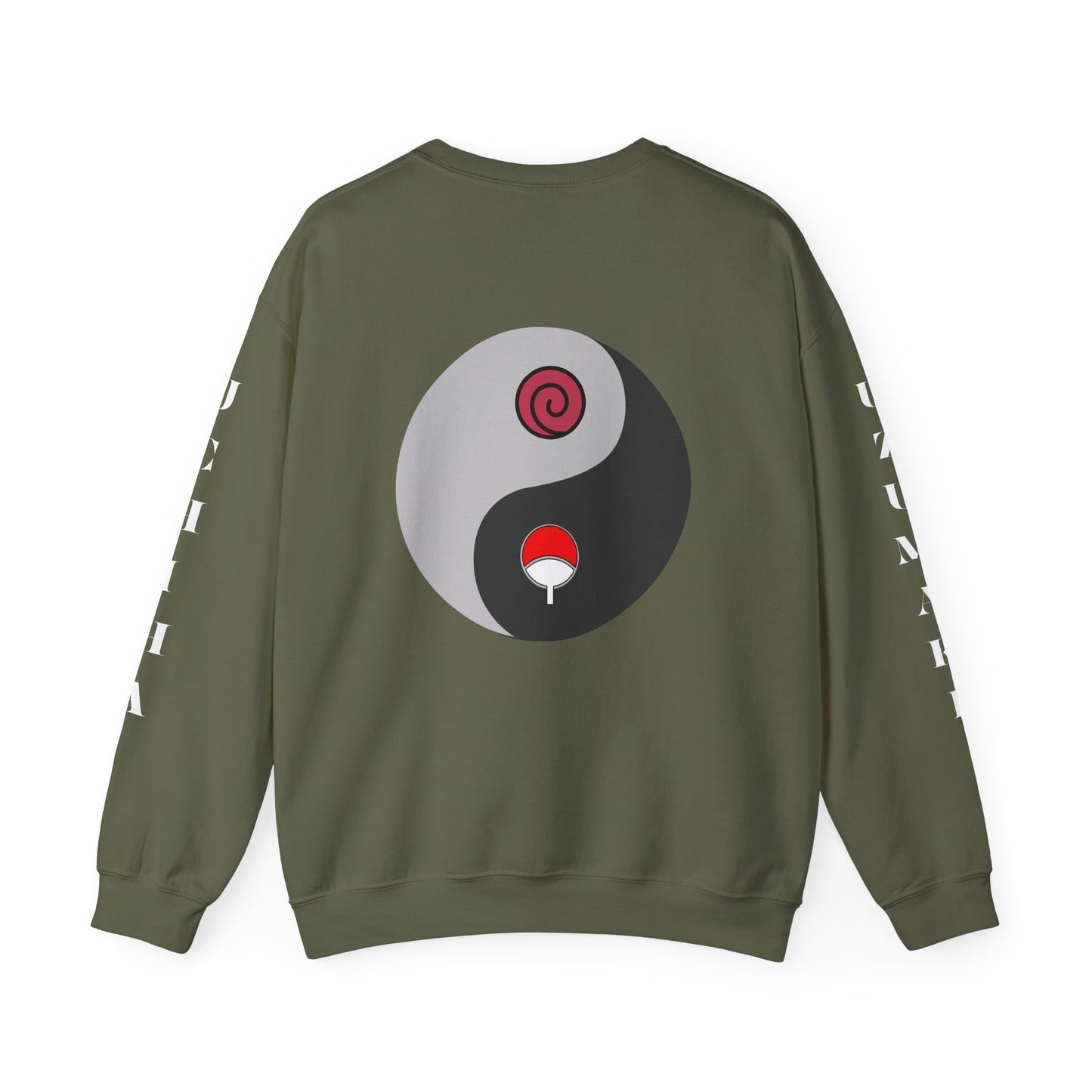 Naruto Anime Uzumaki/Uchiha Ying-Yang Crewneck Sweatshirt