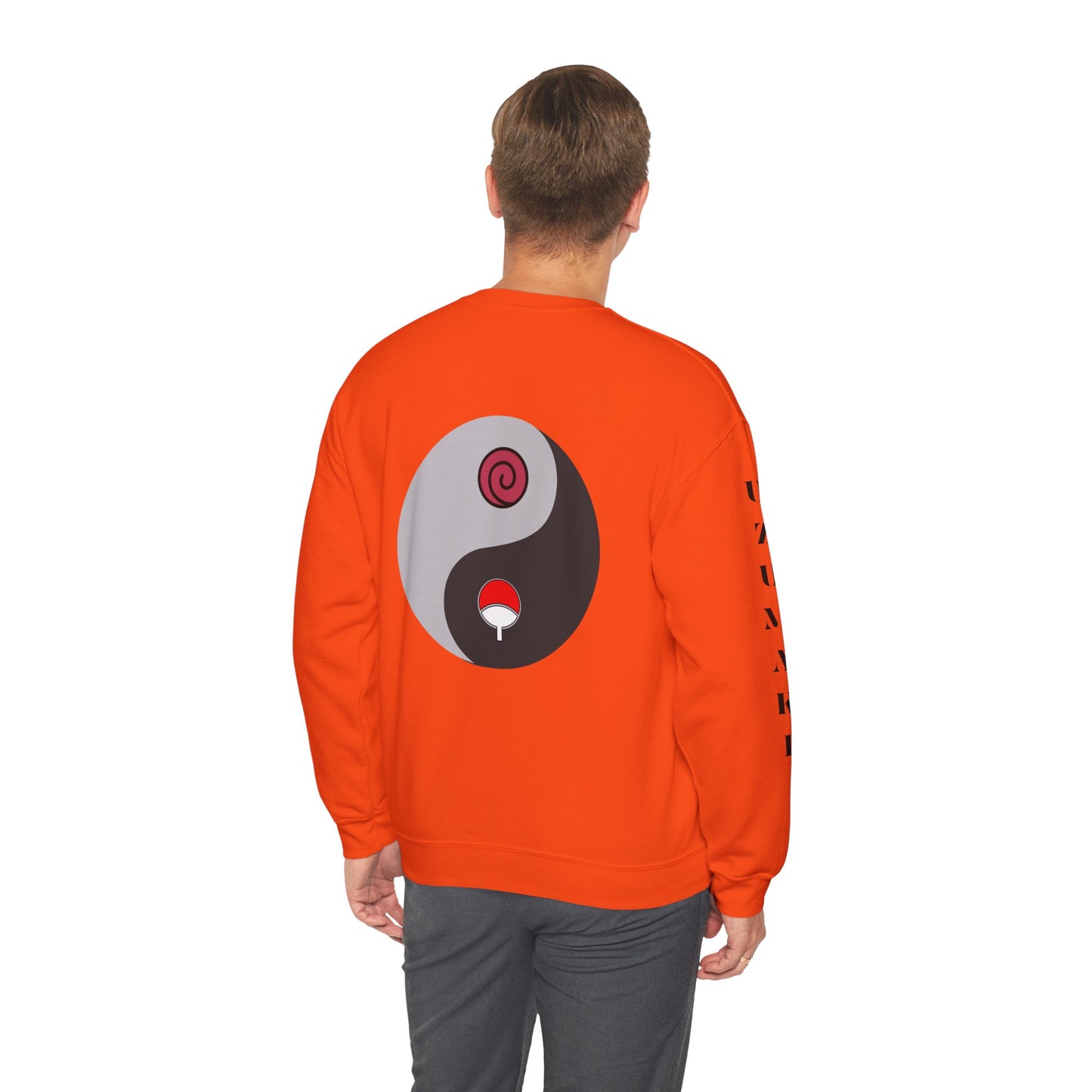 Naruto Anime Uzumaki/Uchiha Ying-Yang Crewneck Sweatshirt