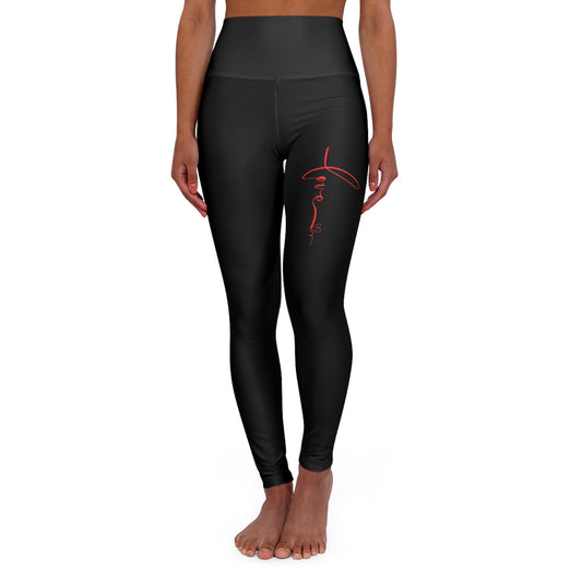 Yoga Leggings with High Waist Support