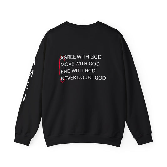 AMEN Unisex Crewneck, Faith apparel, Spiritual gift, Religious gift