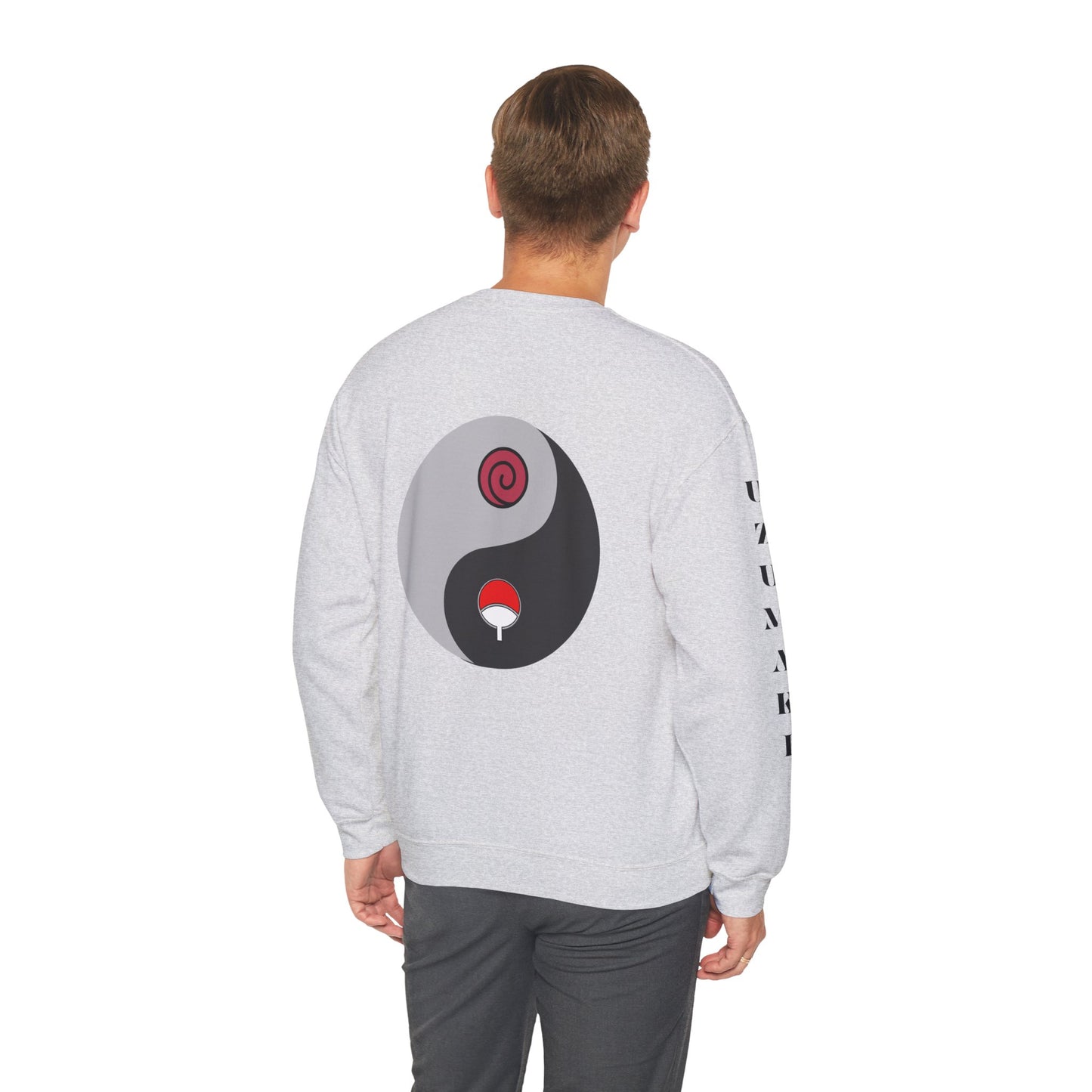 Naruto Anime Uzumaki/Uchiha Ying-Yang Crewneck Sweatshirt