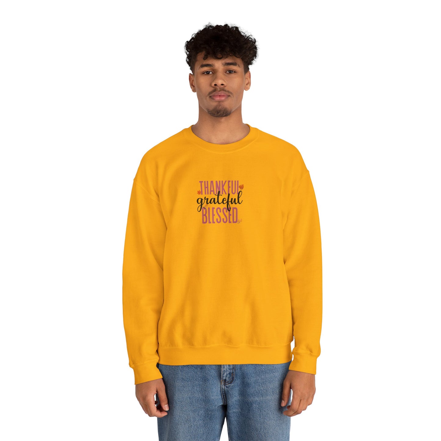 Thankful, Grateful, Blessed Crewneck