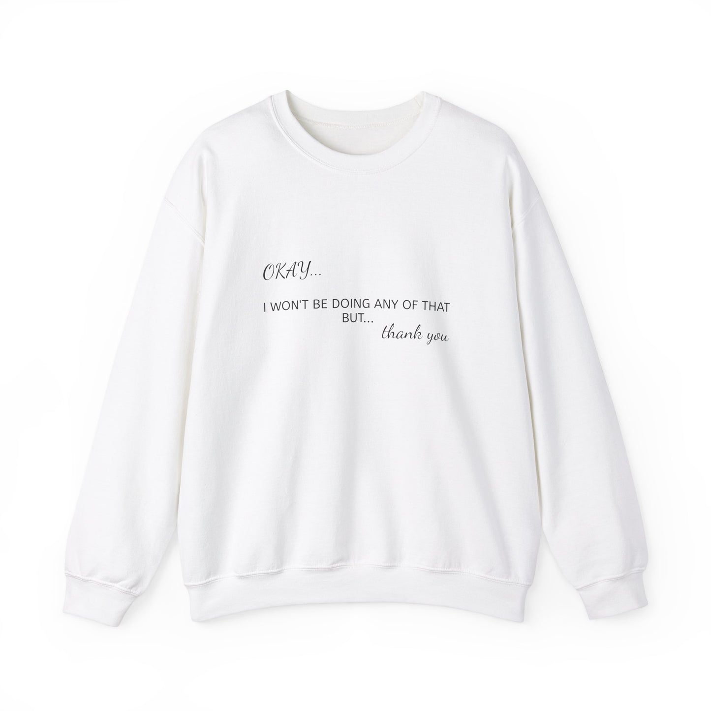 OKAY Sweatshirt - Unisex Crewneck